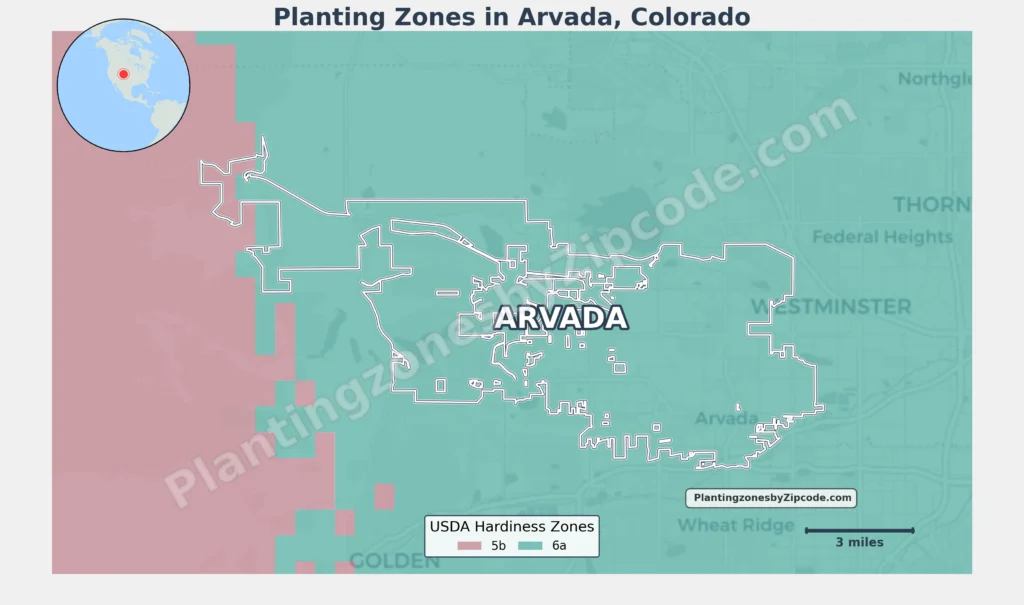 planting zone in arvada colorado