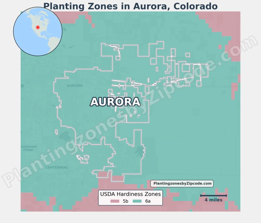 growing zone in aurora colorado