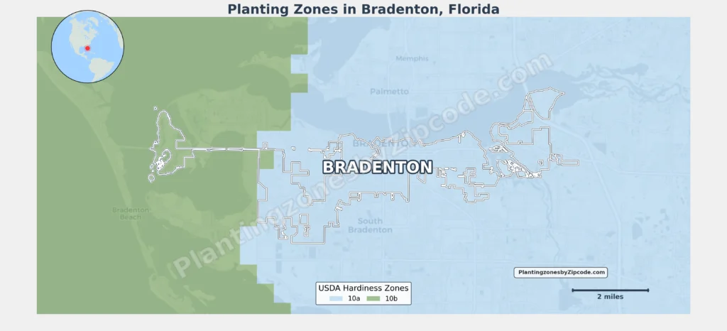 what planting zone is bradenton florida