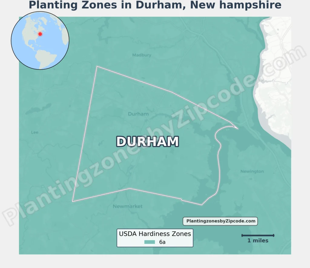 garden zone durham nh map