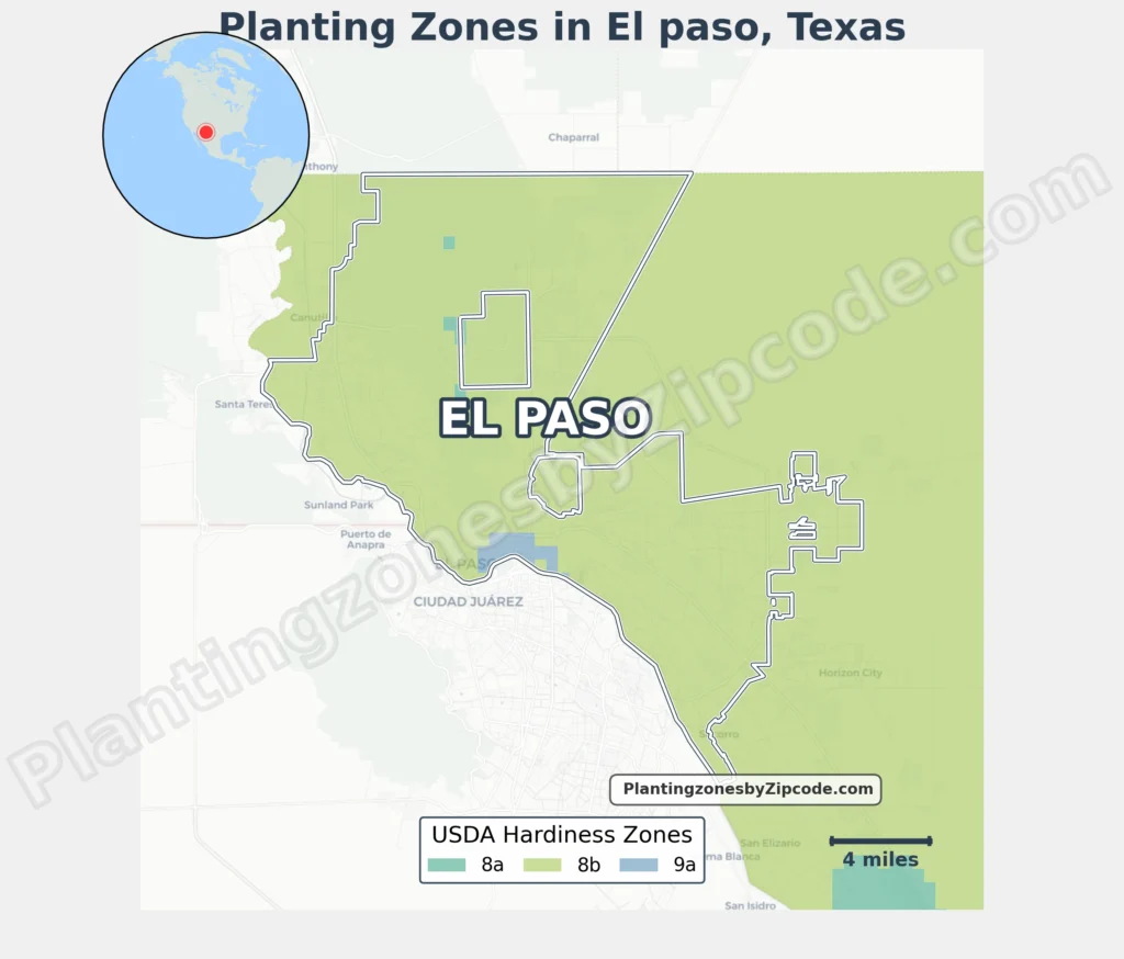 el paso tx planting zone