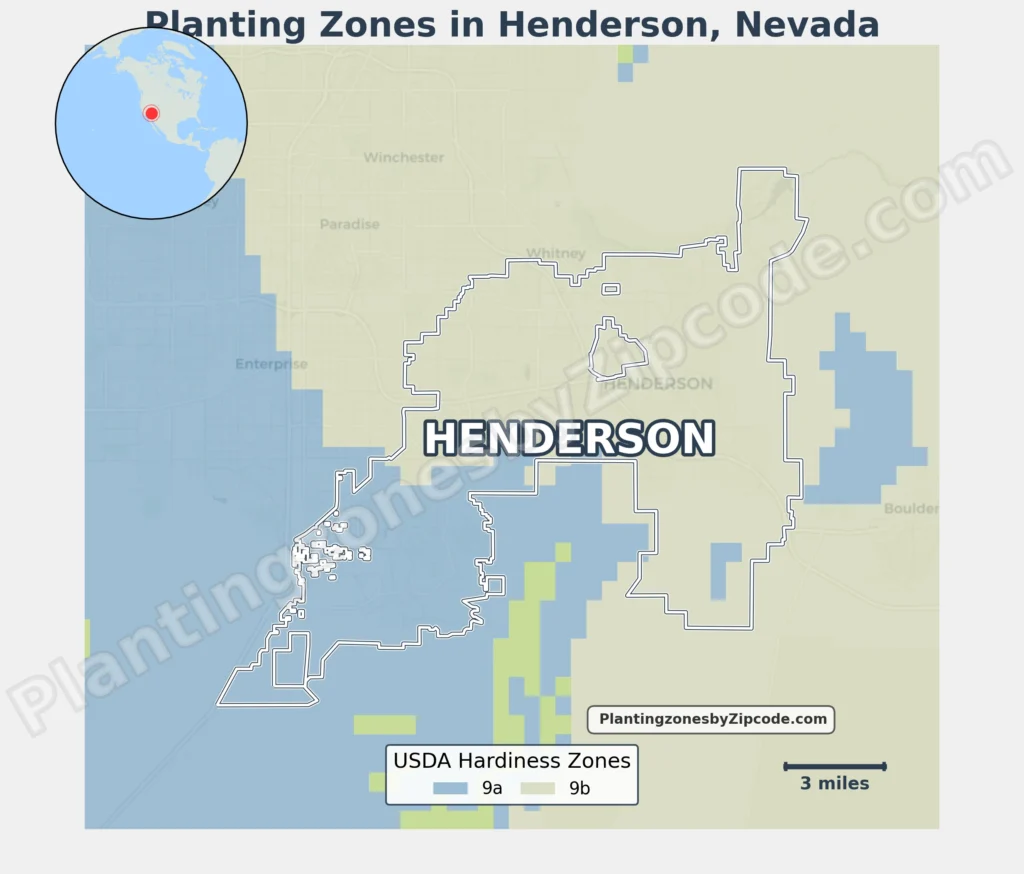 planting zone henderson nv map
