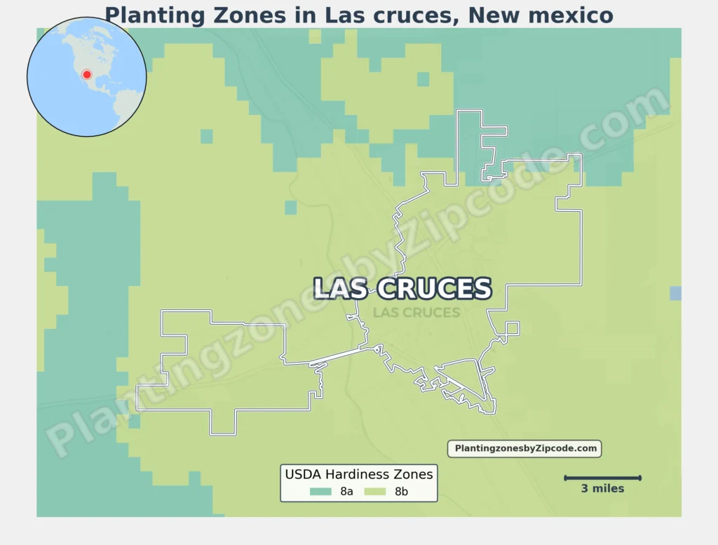 planting zone las cruces nm map