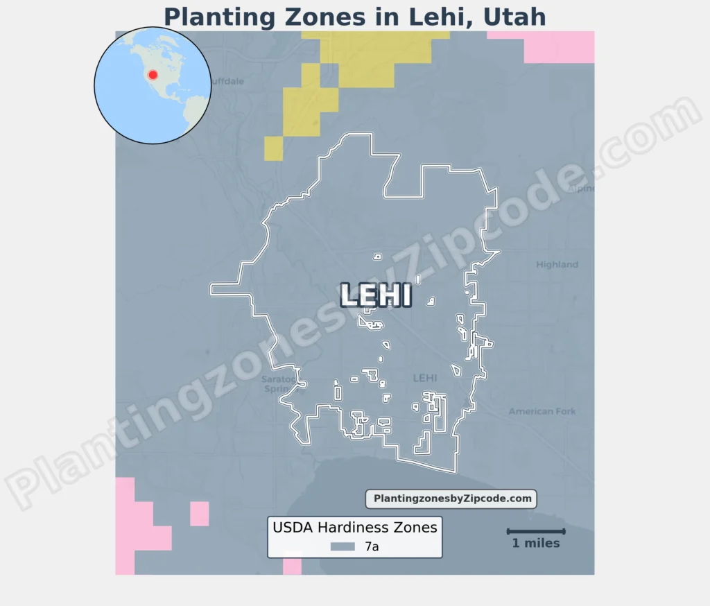 lehi utah growing zone map