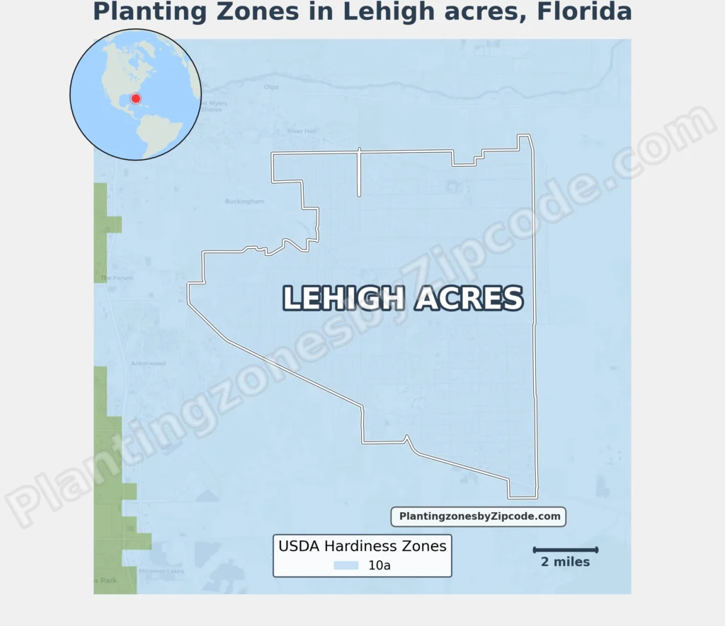 lehigh acres florida planting zone map