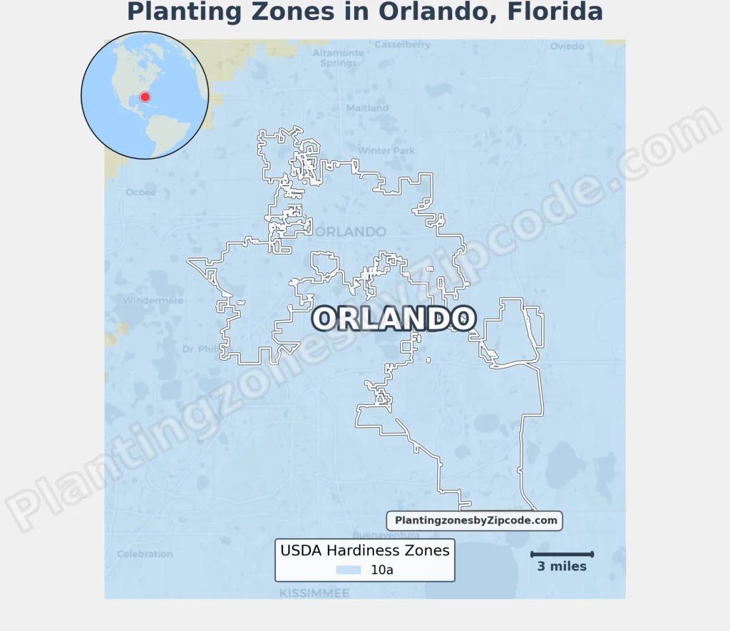 growing zone in orlando florida