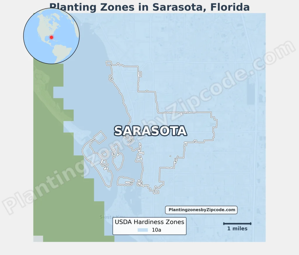 planting zone in sarasota fl