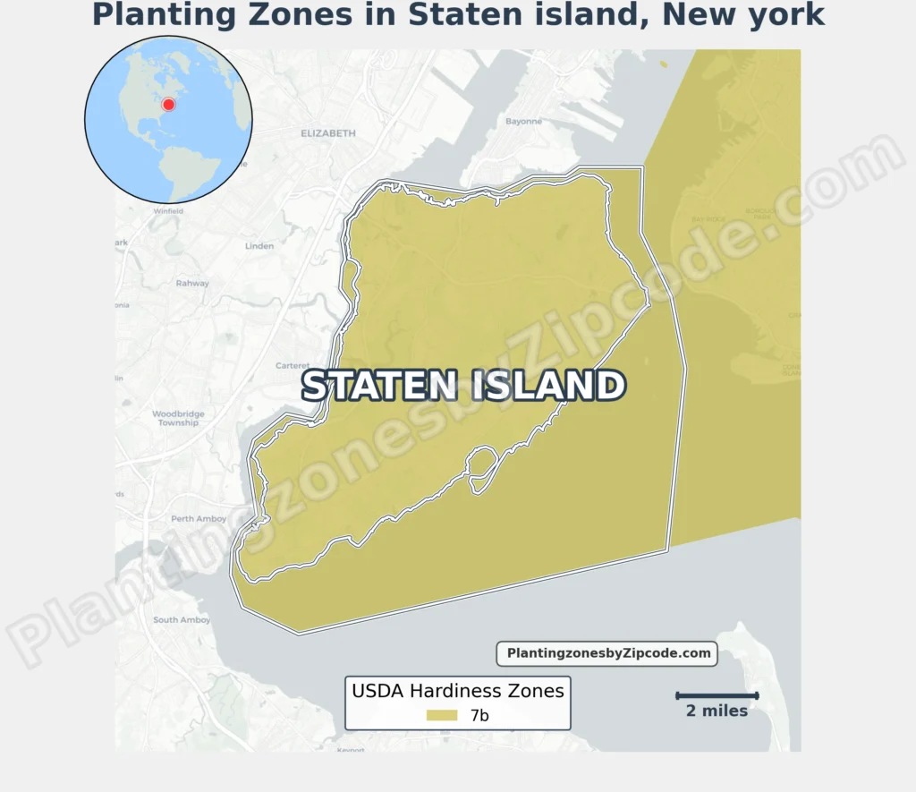 planting zone staten island ny map