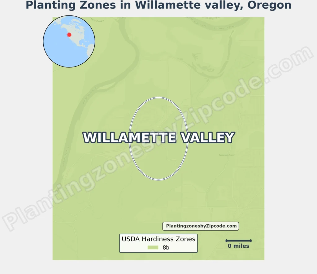 willamette valley growing zone